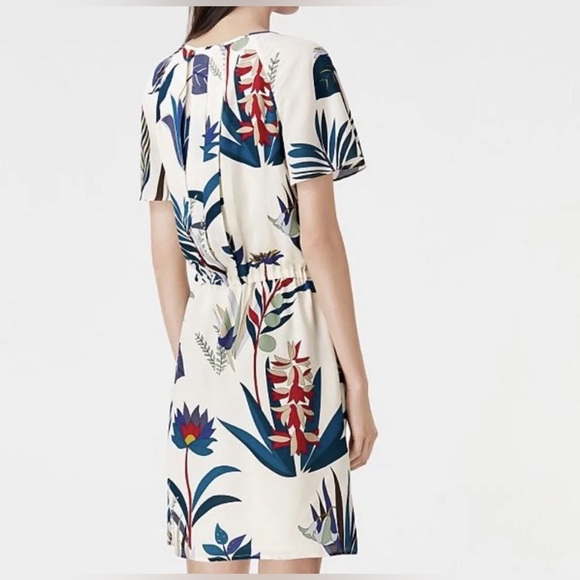 NWT $395 Tory Burch Anatolie Silk Floral Dress - Picture 3 of 11